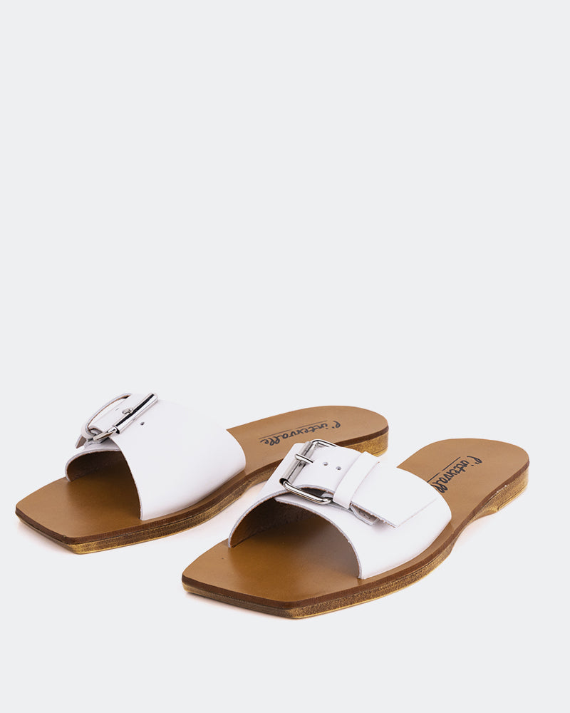 L'intervalle Campari Blanc Cassé Cuir Blanc