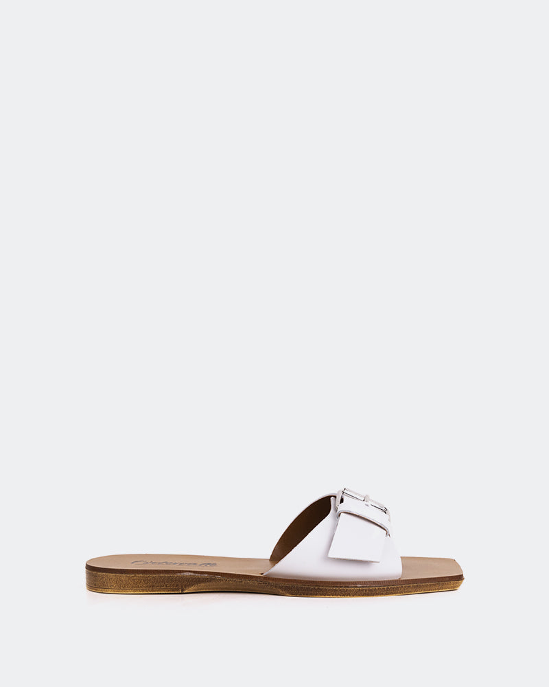 l'intervalle Campari Blanc Cassé Cuir Blanc