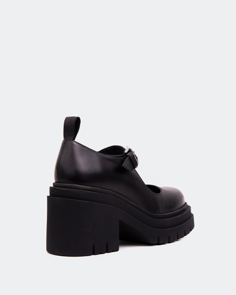 L'intervalle Canny Noir Cuir Noir