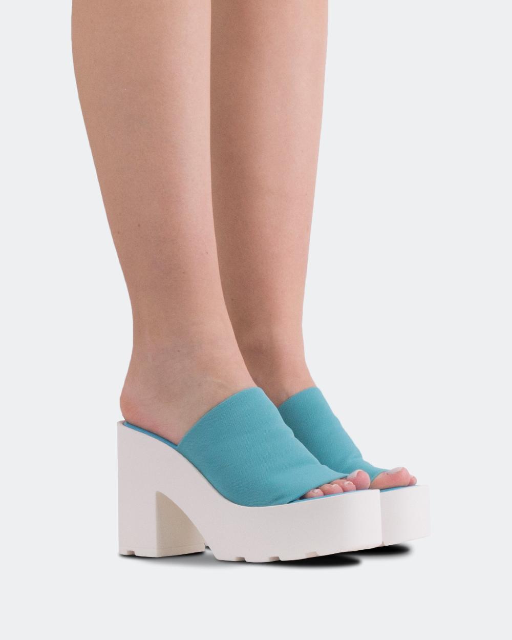 L'intervalle Carangi Bleu Lycra Bleu