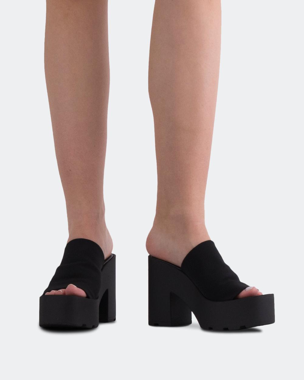 L'intervalle Carangi Noir Lycra Noir