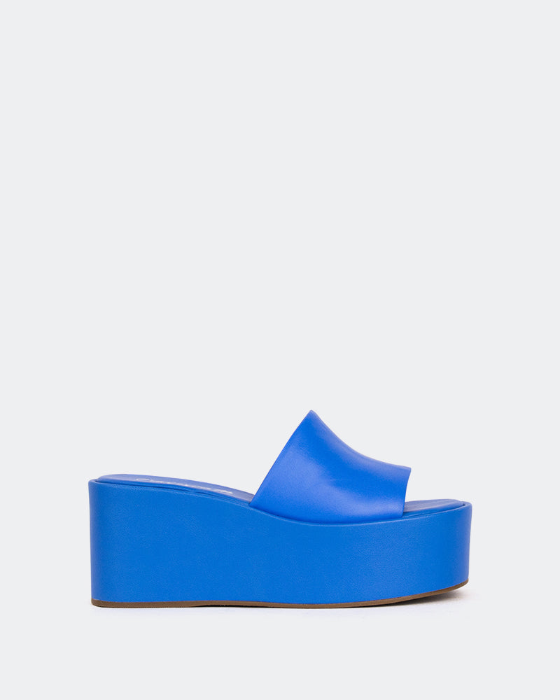 l'intervalle Cathedral Bleu Leather/Cuir Bleu Bleu