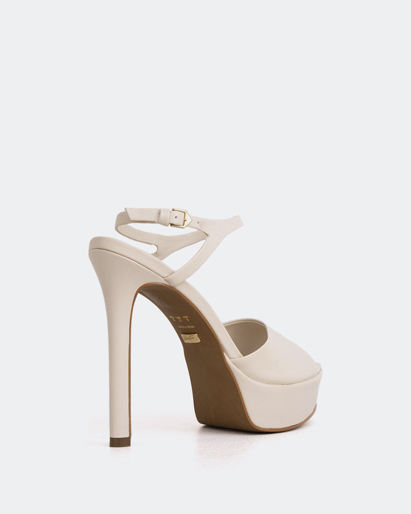 L'intervalle Cavo Blanc Cassé Cuir Blanc