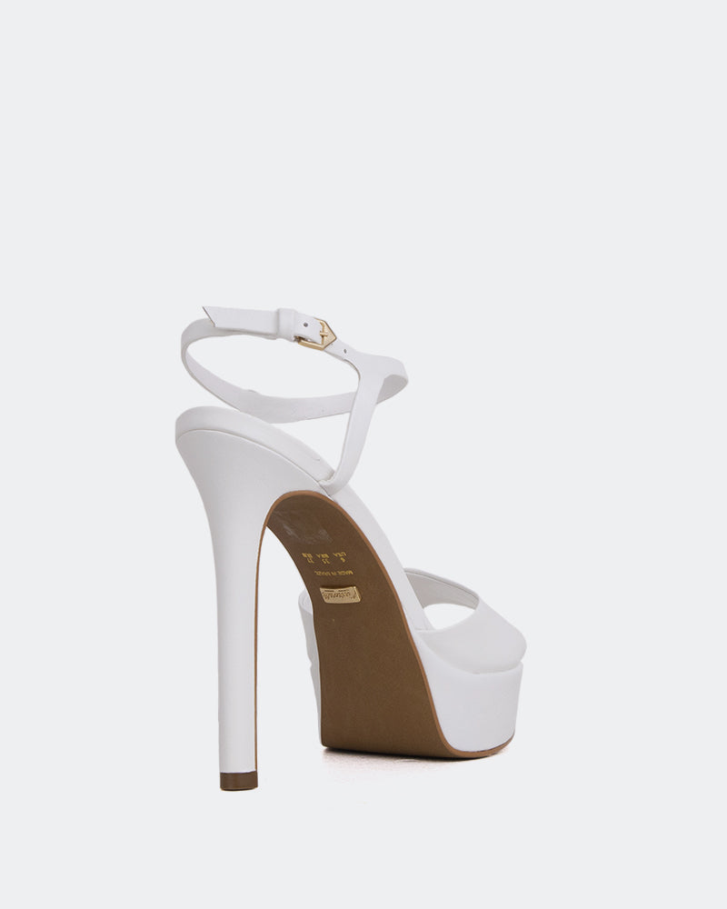 L'intervalle Cavo Blanc Cuir Blanc