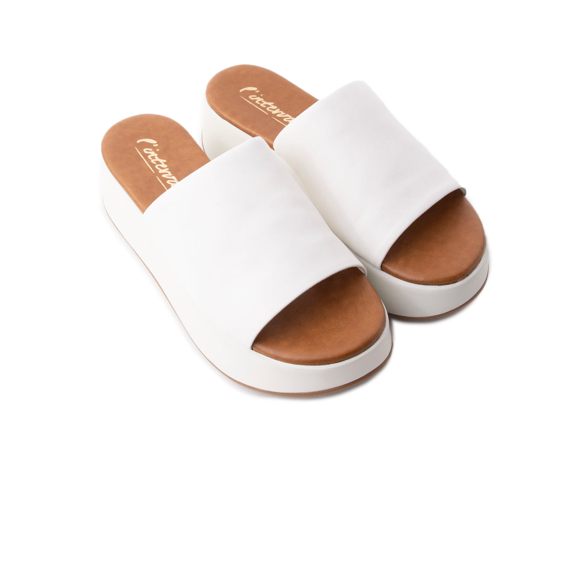 L'intervalle Cayman Blanc Cuir Blanc