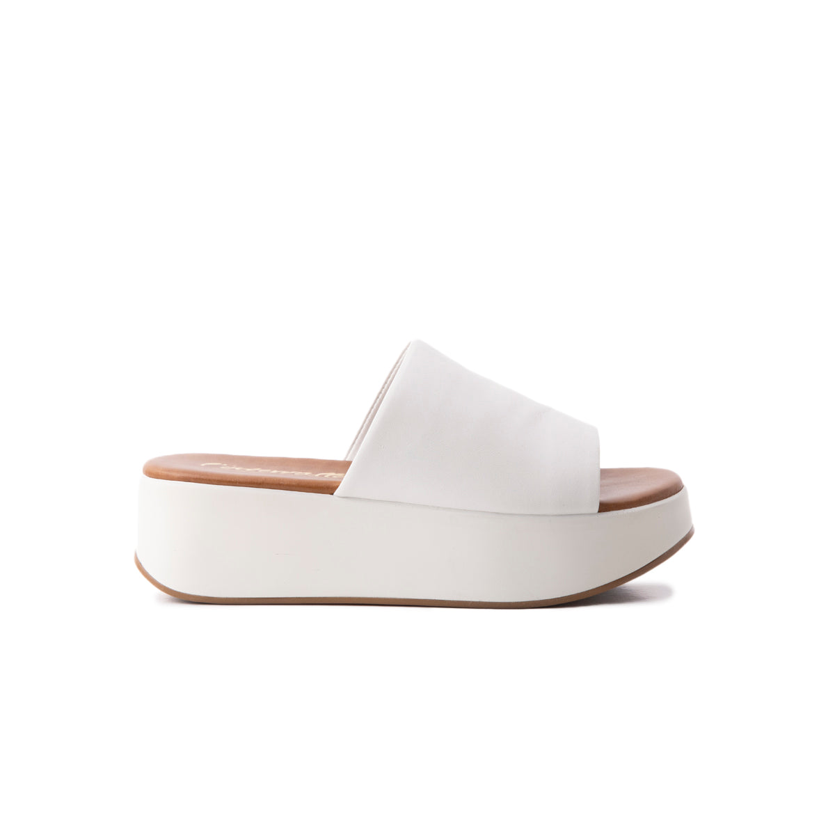 l'intervalle Cayman Blanc Cuir Blanc