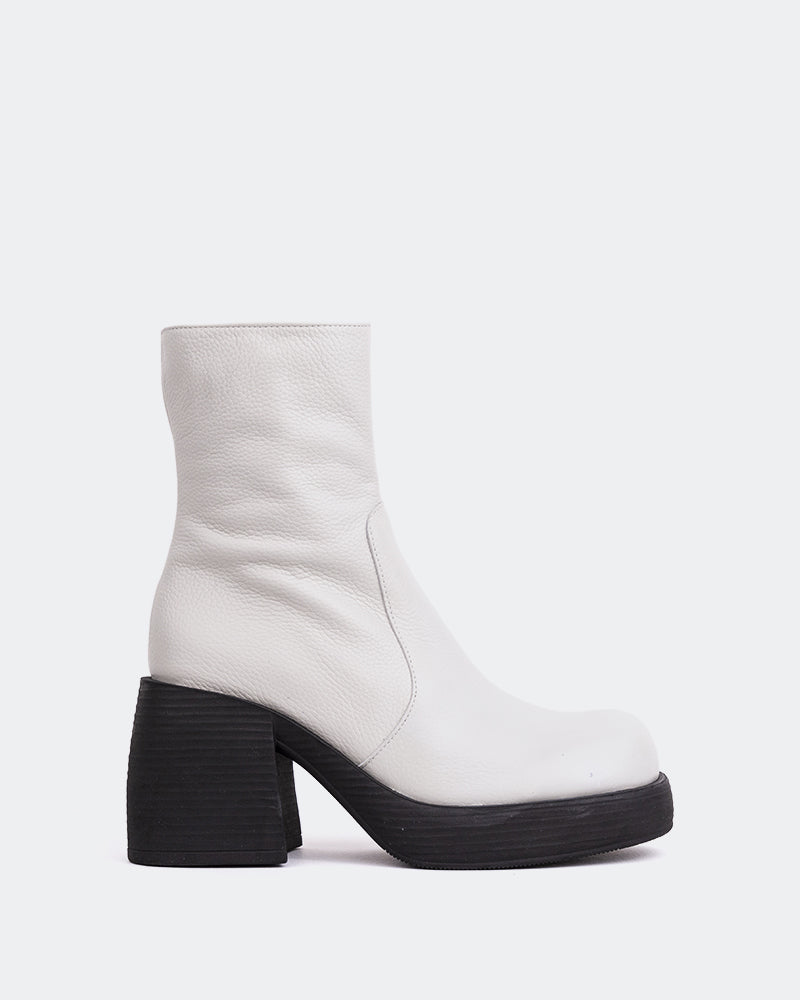 l'intervalle Chamonix Blanc Cassé Cuir Blanc