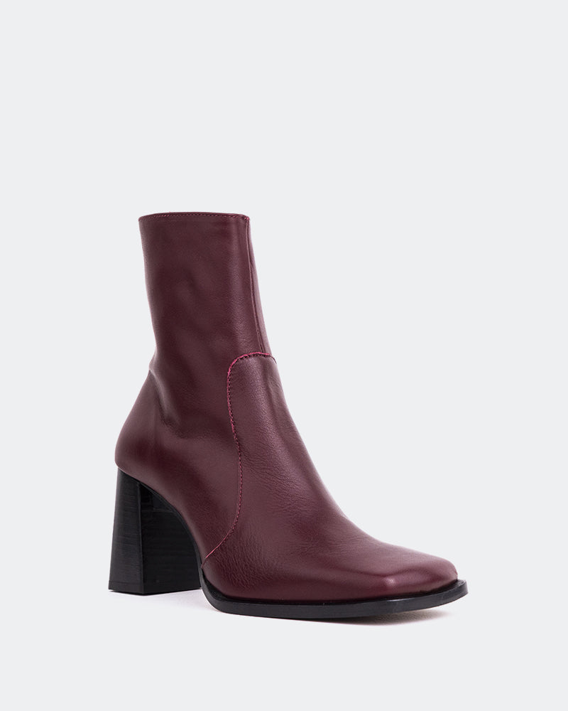 L'intervalle Chard Bordeaux Cuir Bordeaux