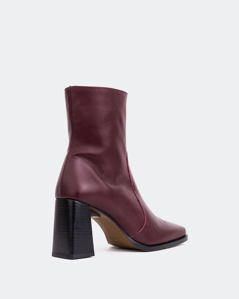 L'intervalle Chard Bordeaux Cuir Bordeaux