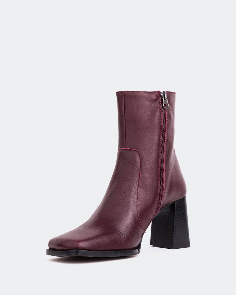 L'intervalle Chard Bordeaux Cuir Bordeaux