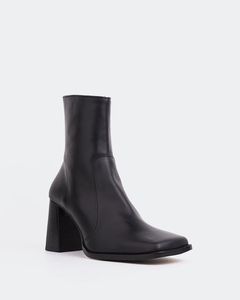 L'intervalle Chard Noir Cuir Noir