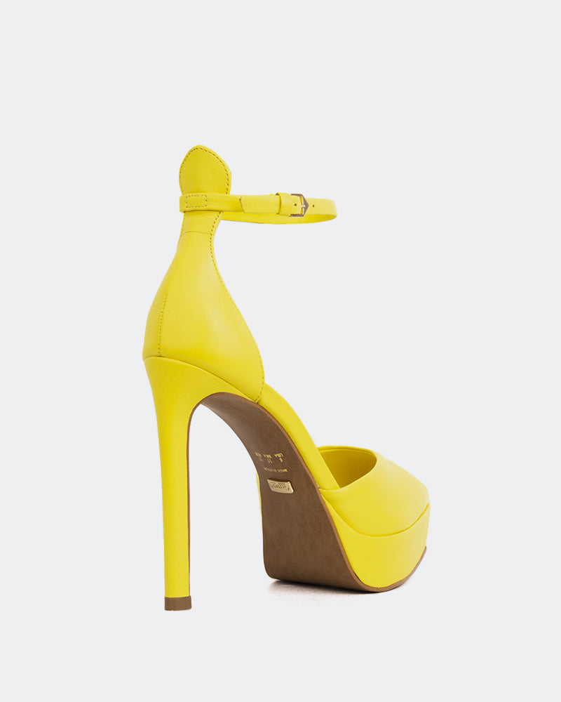 L'intervalle Charmed Jaune Cuir Jaune