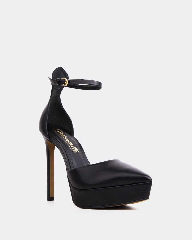 L'intervalle Charmed Noir Cuir Noir