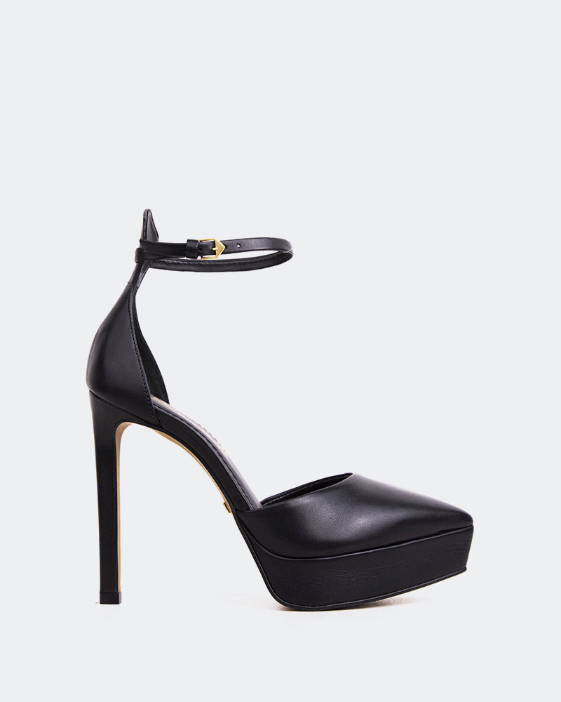 l'intervalle Charmed Noir Cuir Noir