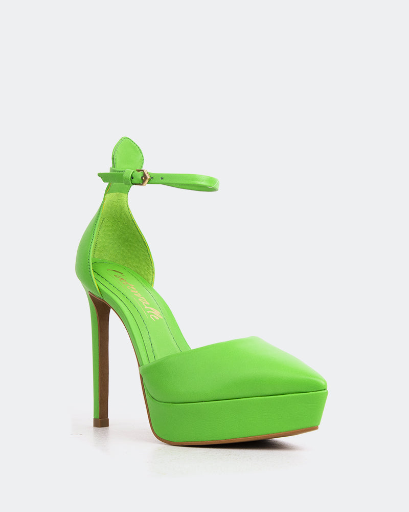 L'intervalle Charmed Vert Cuir Vert