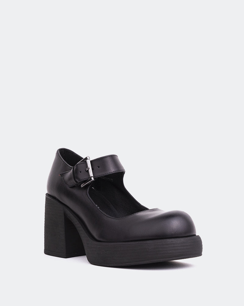 L'intervalle Cheeky Noir Cuir Noir