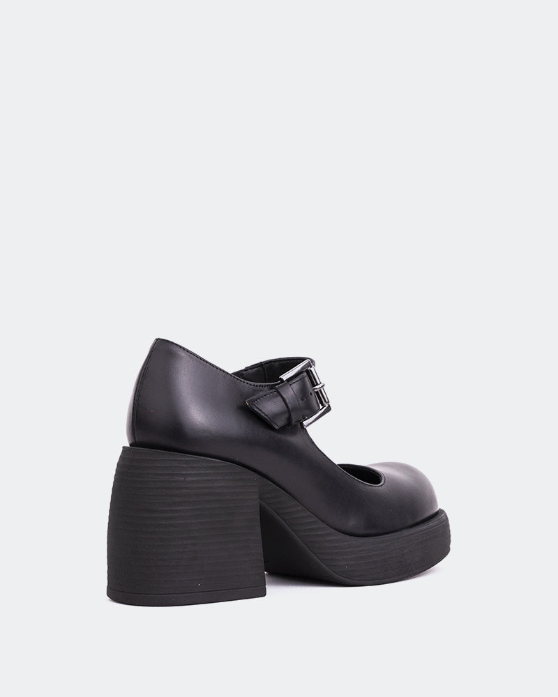 L'intervalle Cheeky Noir Cuir Noir