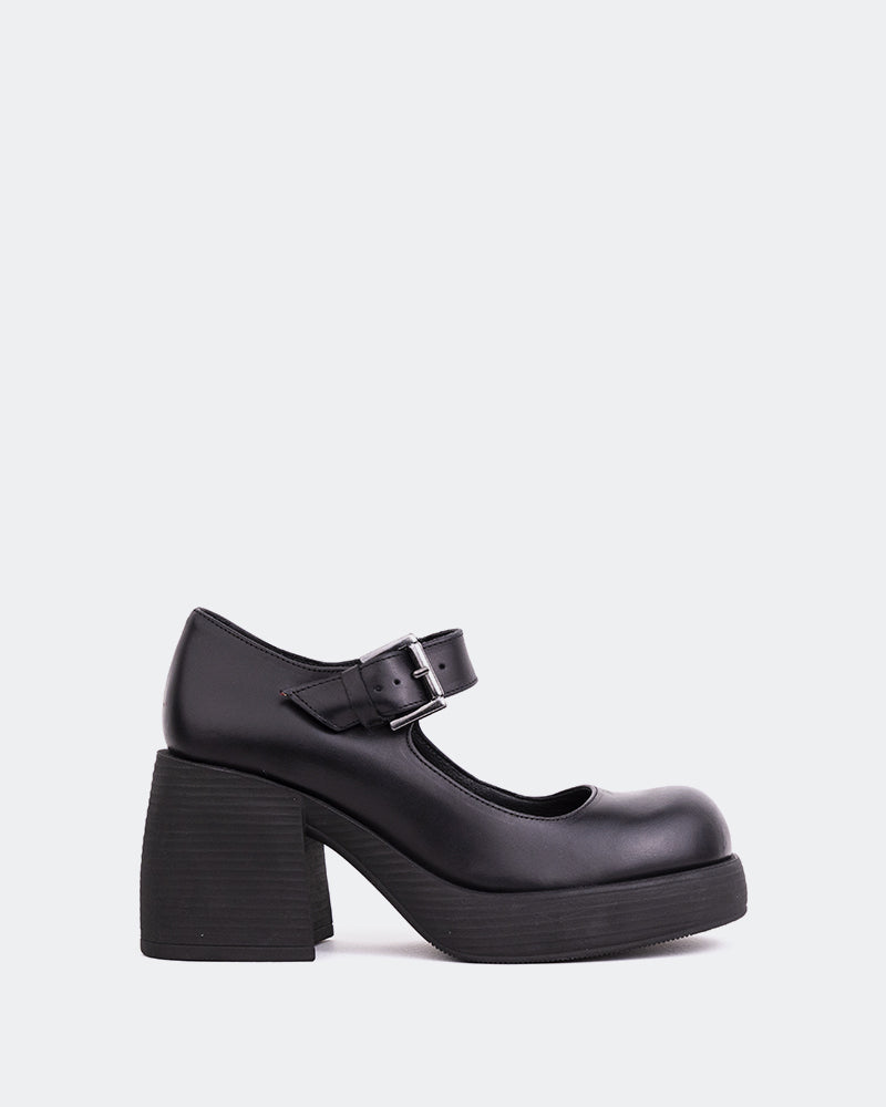 l'intervalle Cheeky Noir Cuir Noir