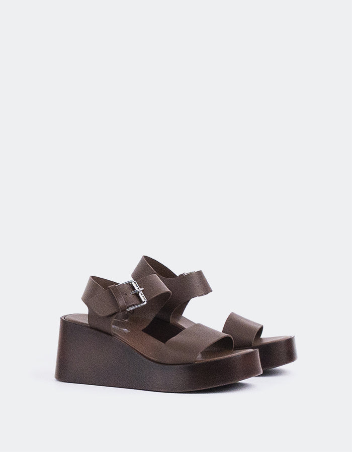 L'intervalle Cher Brun Leather Brun