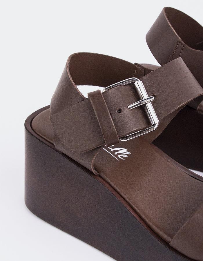 L'intervalle Cher Brun Leather Brun