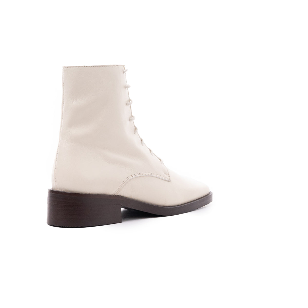 L'intervalle Chertsy Blanc Cassé Cuir Blanc