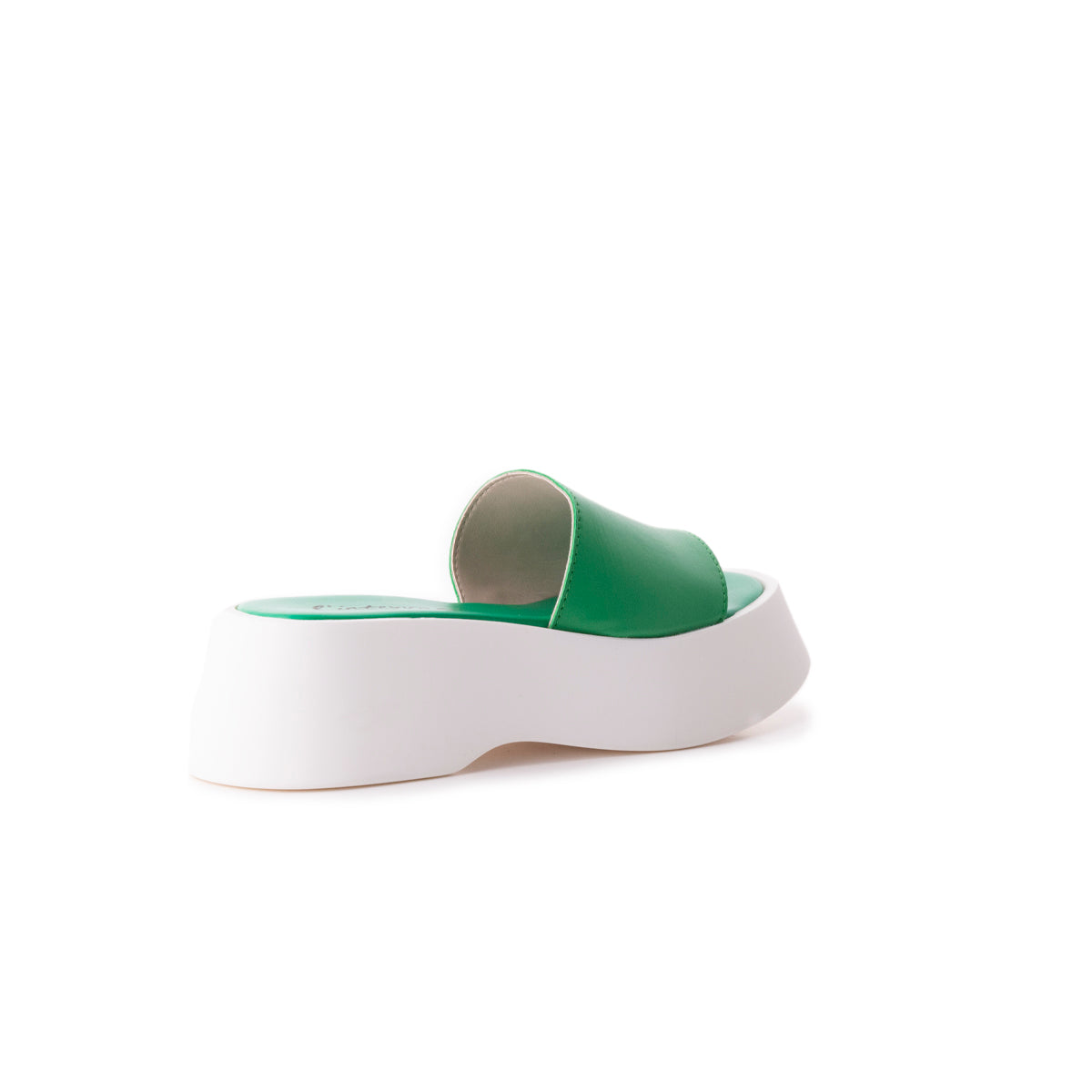 L'intervalle Chino Vert Cuir Vert