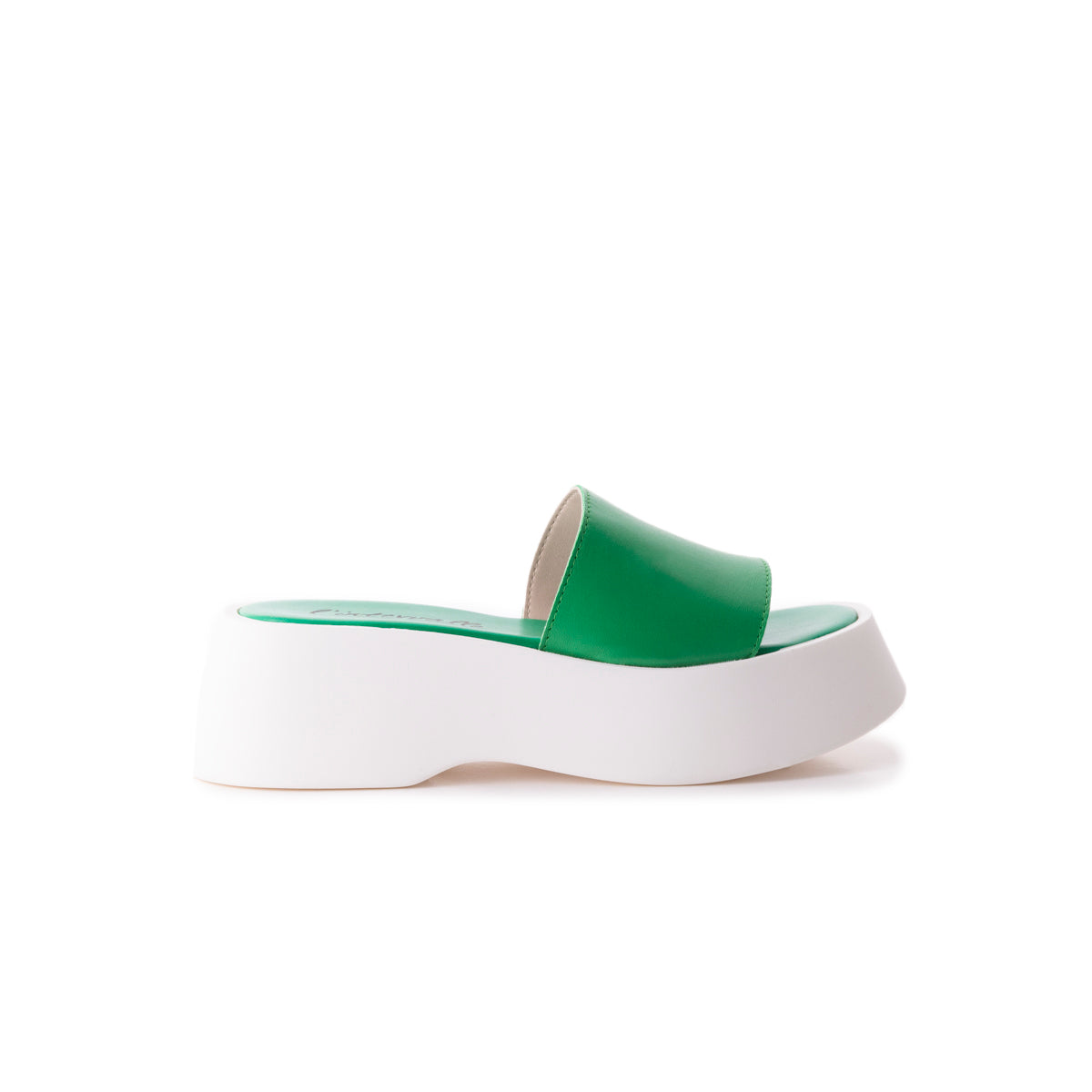 l'intervalle Chino Vert Cuir Vert