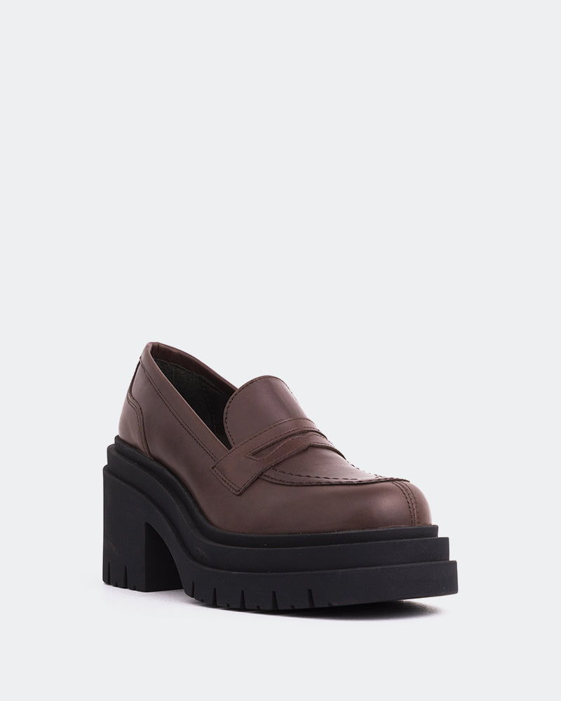 L'intervalle Chip Brun Cuir Brun