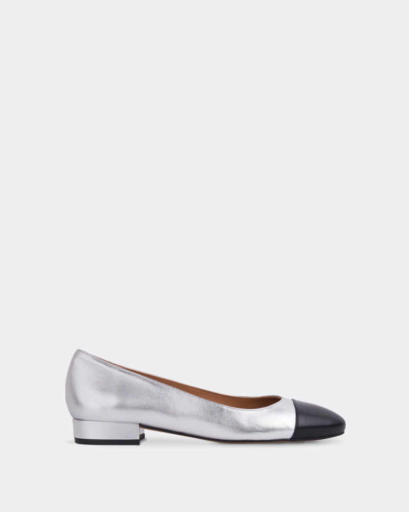 L'intervalle Chuda Argent Cuir Argent