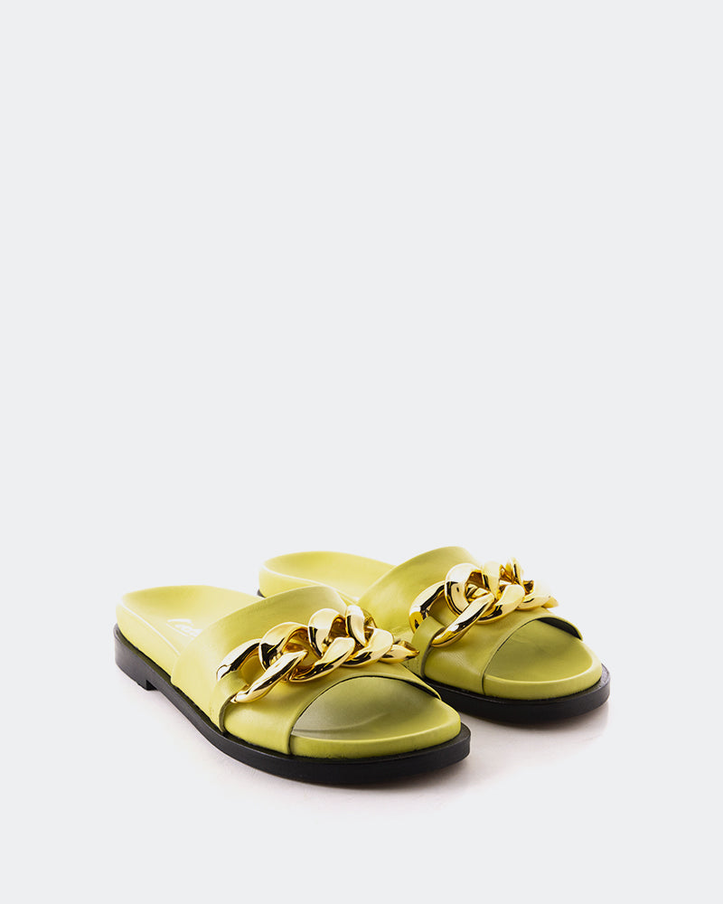 L'intervalle Cipriana Jaune Cuir Jaune