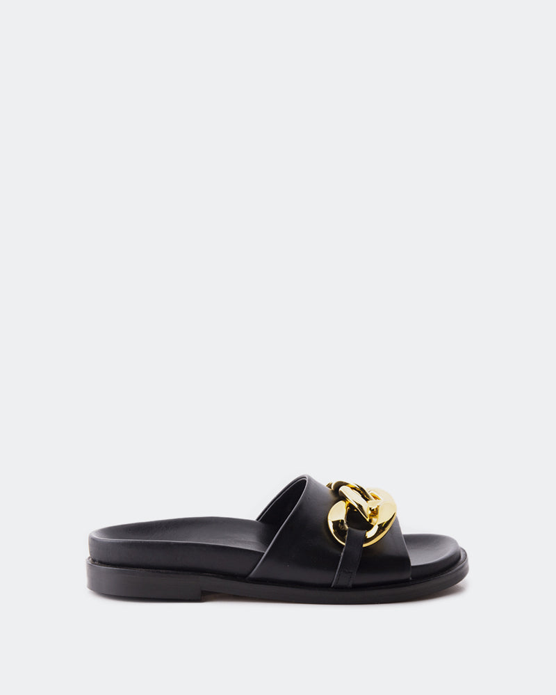 l'intervalle Cipriana Noir Cuir Noir