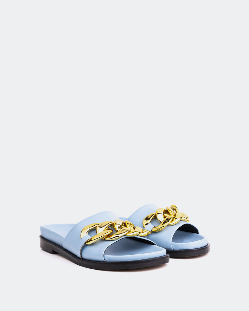 L'intervalle Cipriana Pâle Bleu Cuir Bleu