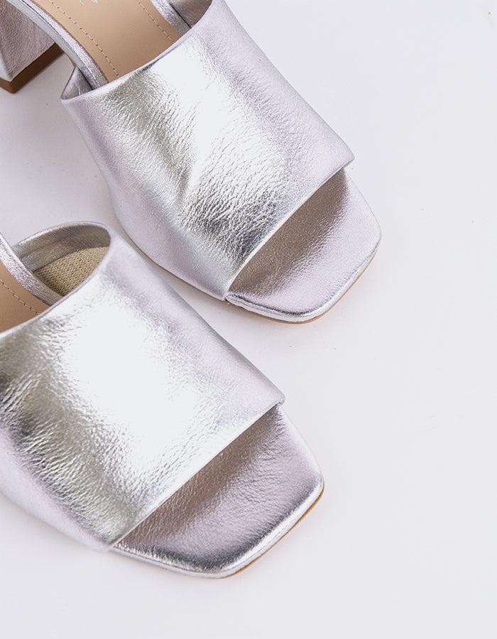 L'intervalle Clarabelle Argent Leather Argent