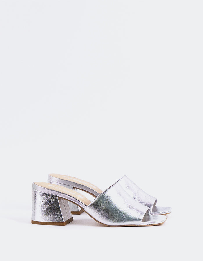 L'intervalle Clarabelle Argent Leather Argent