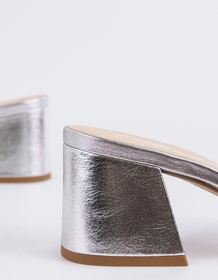 L'intervalle Clarabelle Argent Leather Argent
