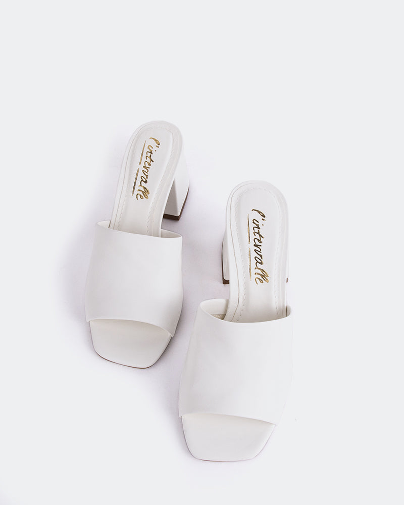 L'intervalle Clarabelle Blanc Cuir Blanc