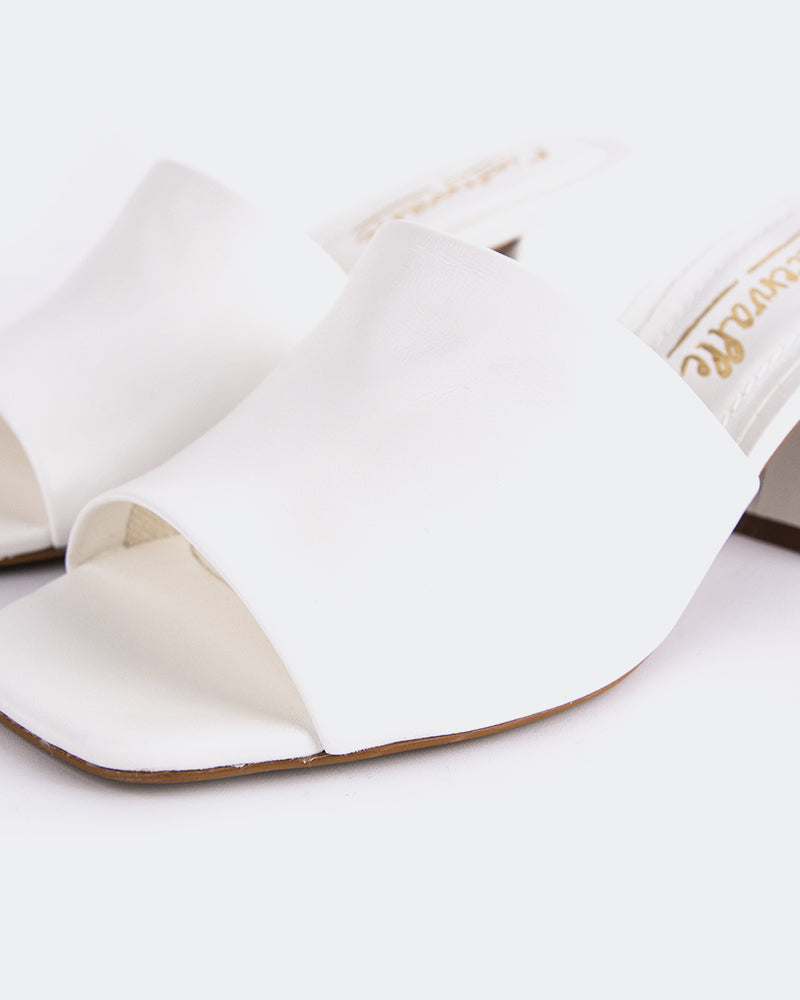 L'intervalle Clarabelle Blanc Cuir Blanc