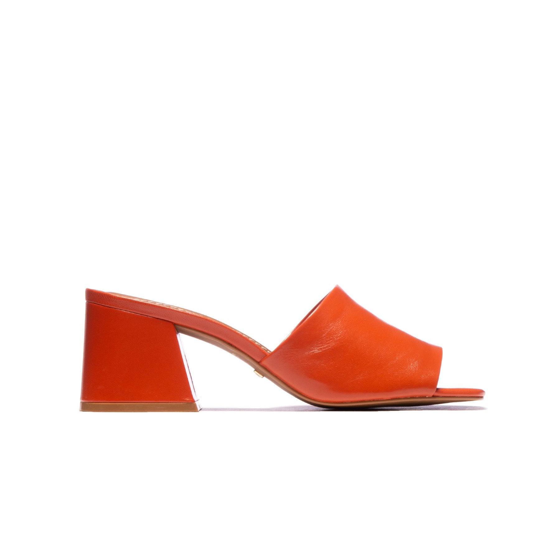 l'intervalle Clarabelle cuir orange Orange