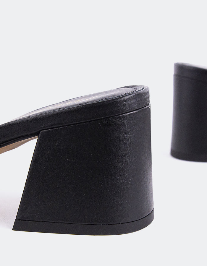 L'intervalle Clarabelle Noir Cuir Noir