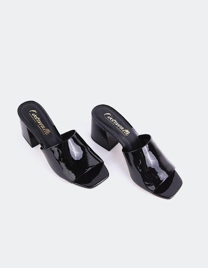 L'intervalle Clarabelle Noir Verni Noir