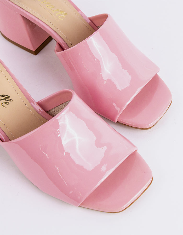 L'intervalle Clarabelle Rose Verni Rose