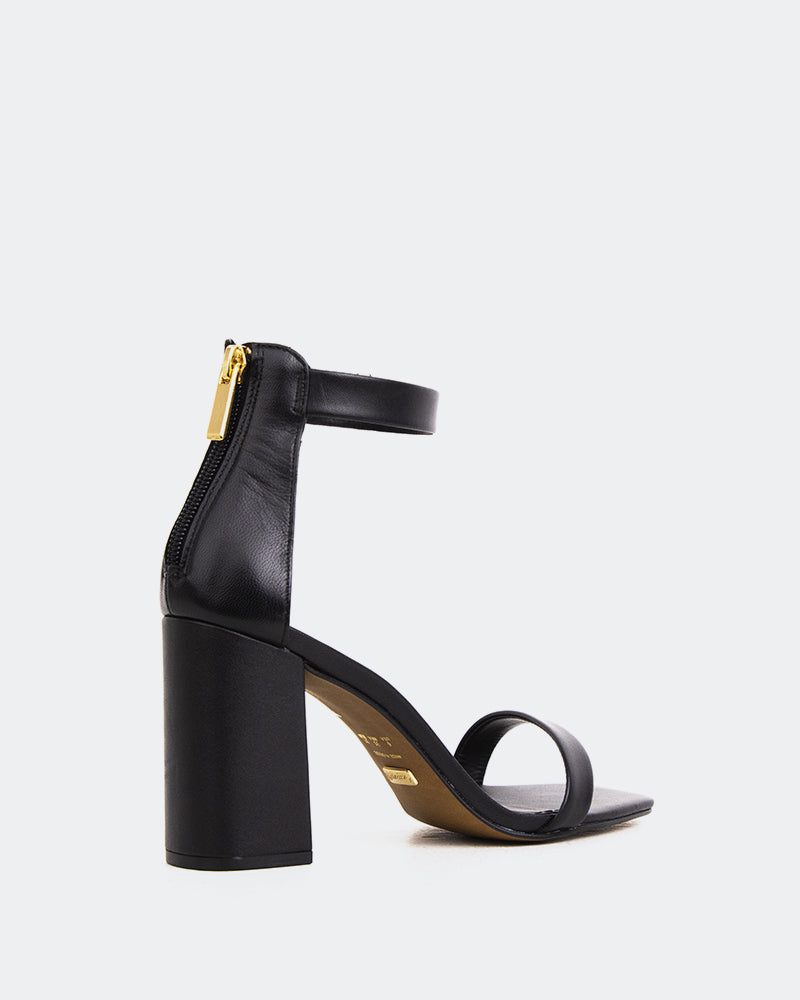 L'intervalle Clarita Noir Cuir Noir