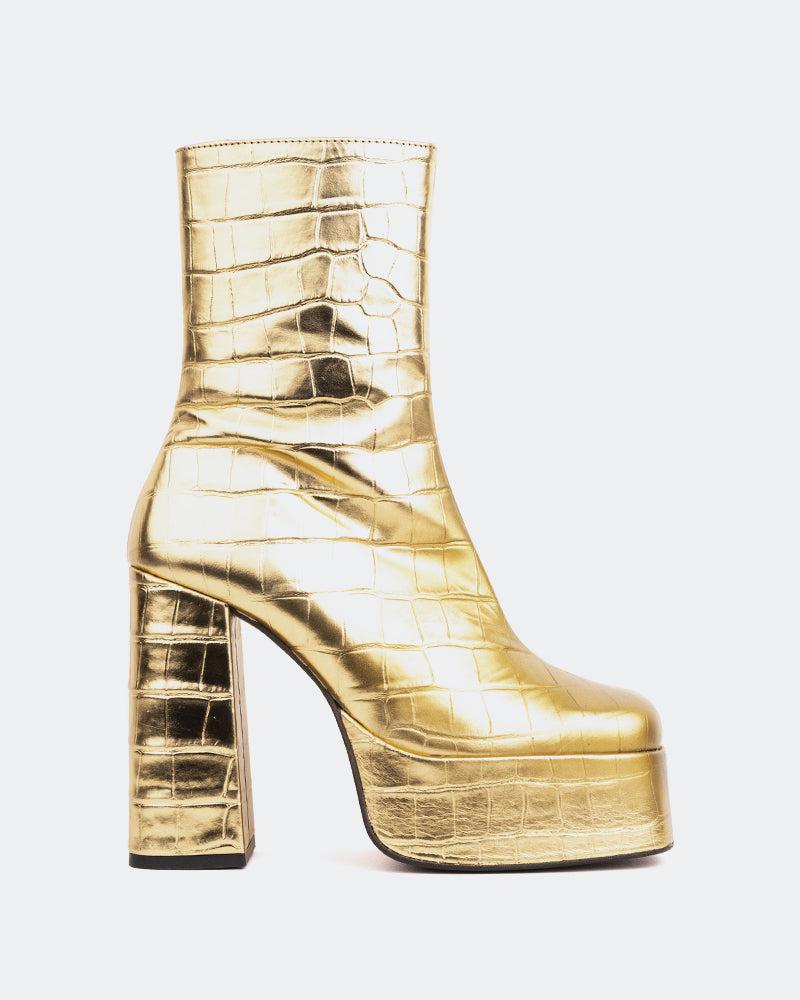 l'intervalle Cloud Croco bronze Or