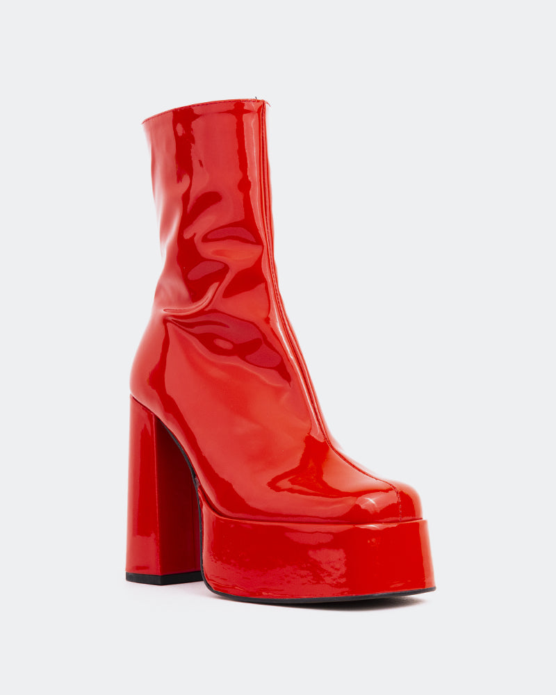 L'intervalle Cloud Rouge Verni Rouge