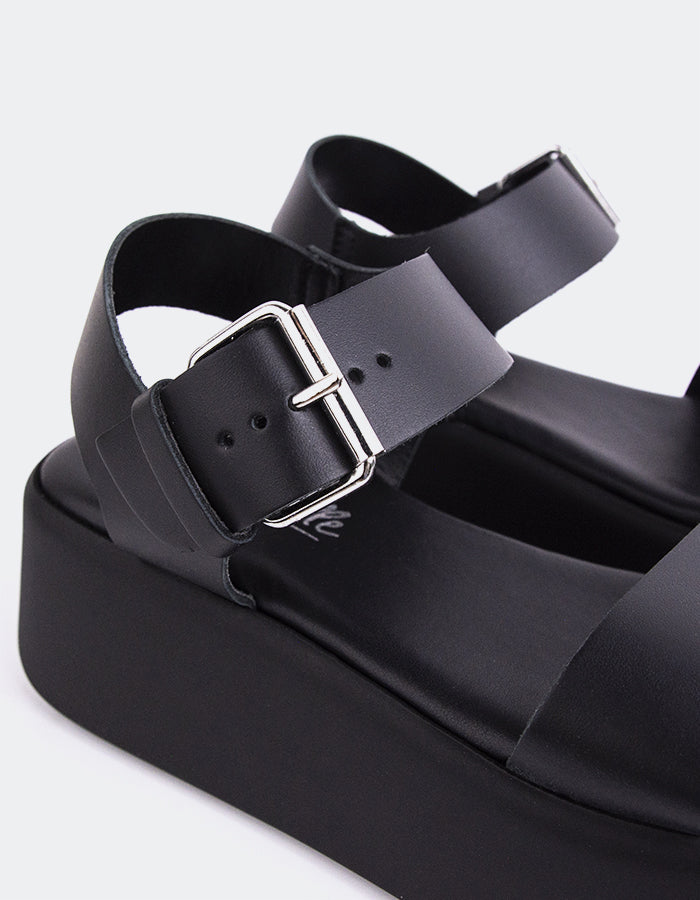 L'intervalle Cocotte Noir Cuir Noir