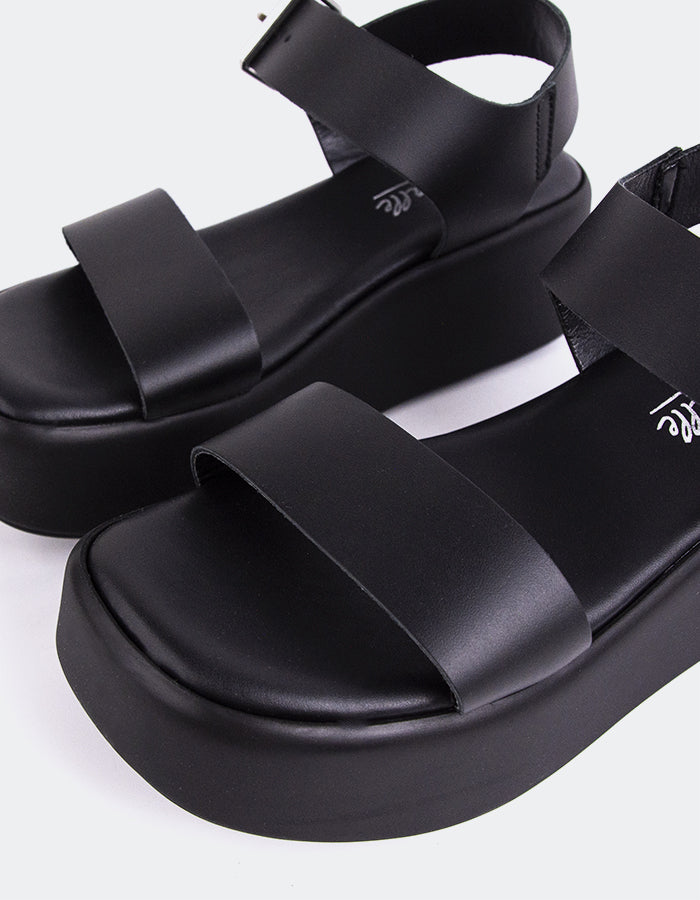 L'intervalle Cocotte Noir Cuir Noir