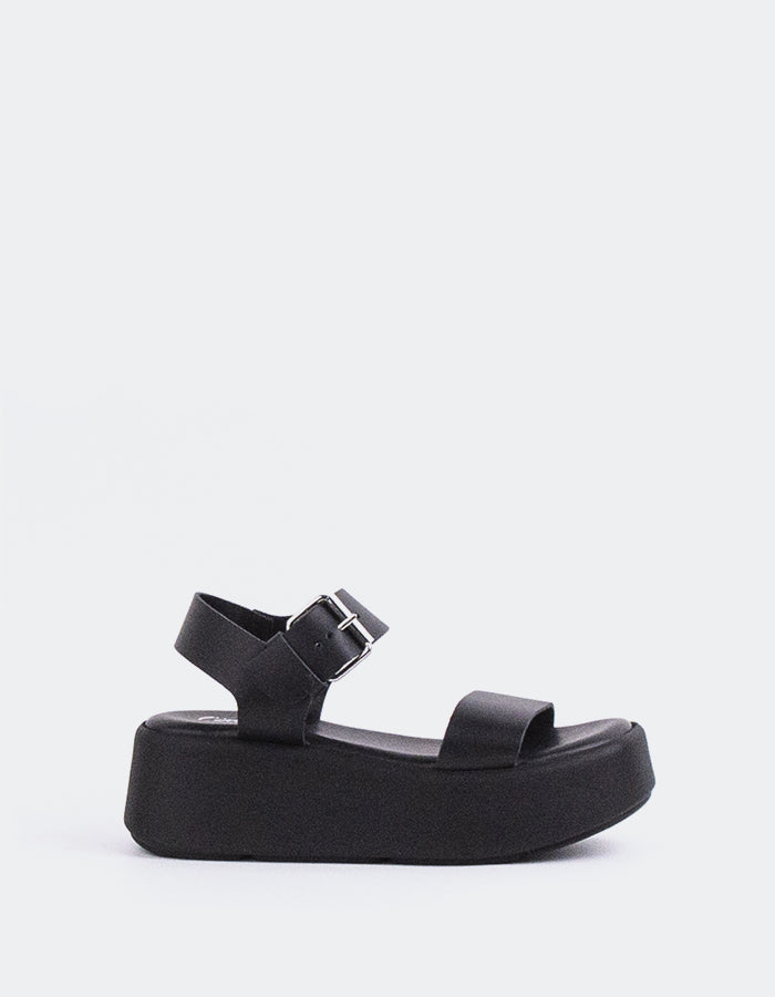 l'intervalle Cocotte Noir Cuir Noir