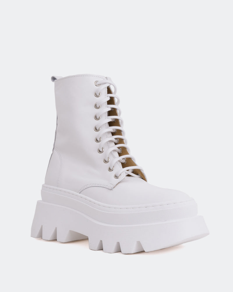 L'intervalle Colwood Blanc Cuir Blanc