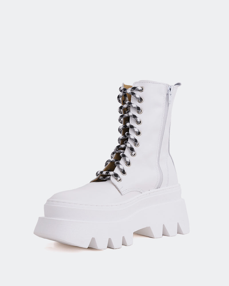 L'intervalle Colwood Blanc Cuir Blanc