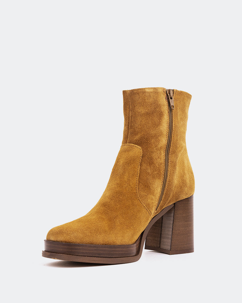 L'intervalle Condotti Cognac Suède Brun